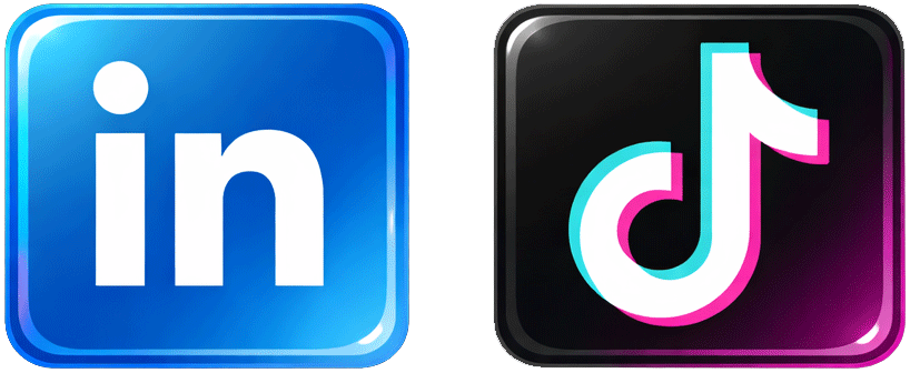 LinkedIn and TikTok