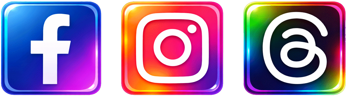 Facebook, Instagram, and Threads