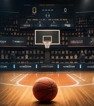 Schwish multiplayer basketball arena