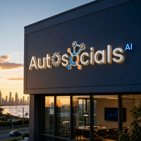 AutoSocials LinkedIn post